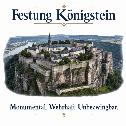 Tasse »Festung Königstein – Monumental....