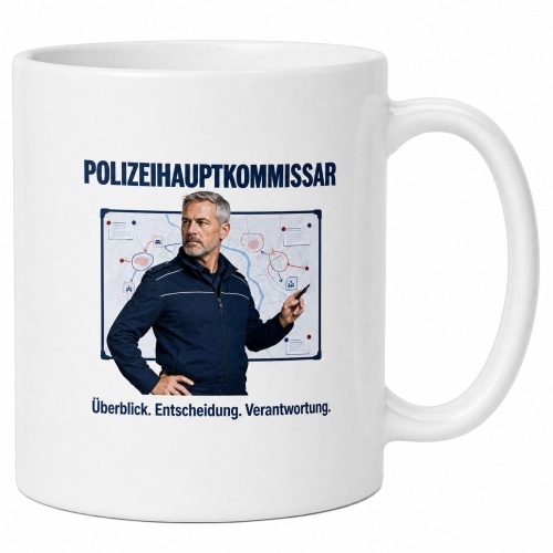Tasse »Polizeihauptkommissar –...