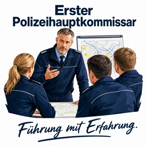 Tasse »Erster Polizeihauptkommissar –...