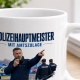 Tasse »Polizeihauptmeister mit Amtszulage«