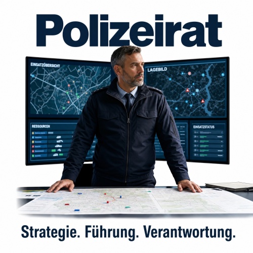 Tasse »Polizeirat – Strategie. Führung....