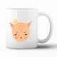 Tasse »Tiermotiv mit Krone«