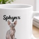 Tasse »Sphynx – Anhänglich. Warmherzig. Aufmerksam.«