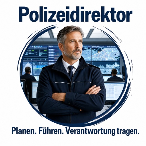 Tasse »Polizeidirektor – Planen. Führen....