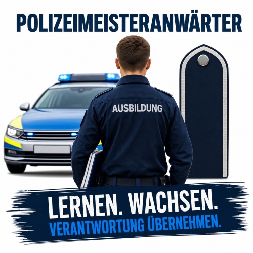 Tasse »Polizeimeisteranwärter – Lernen....