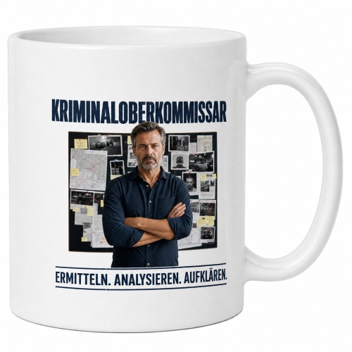 Tasse »Kriminaloberkommissar – Ermitteln....