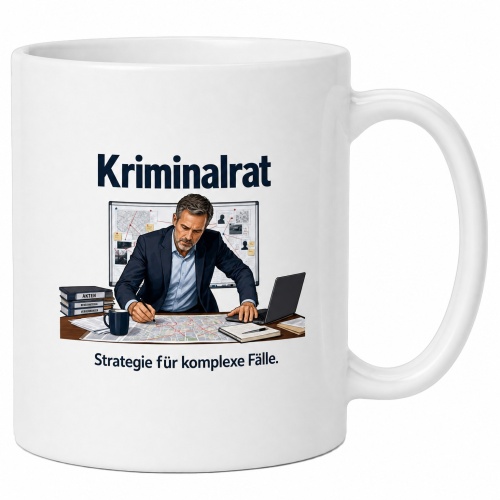 Tasse »Kriminalrat – Strategie für...