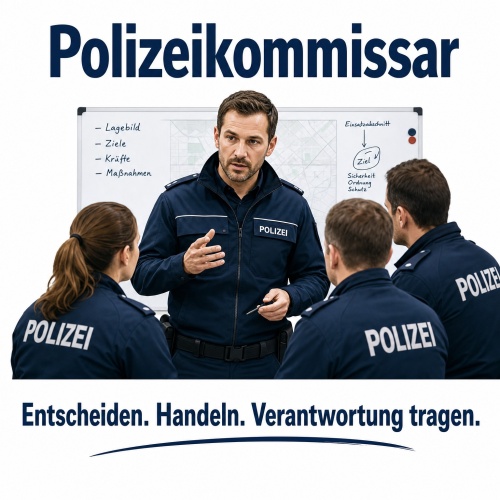 Tasse »Polizeikommissar – Entscheiden....