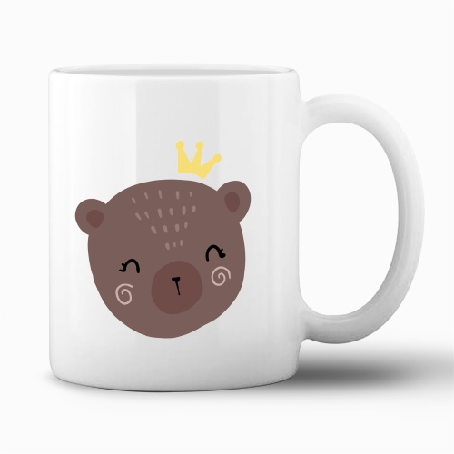 Tasse »Bärenkopf mit Krone«