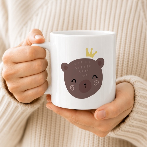 Tasse »Bärenkopf mit Krone«