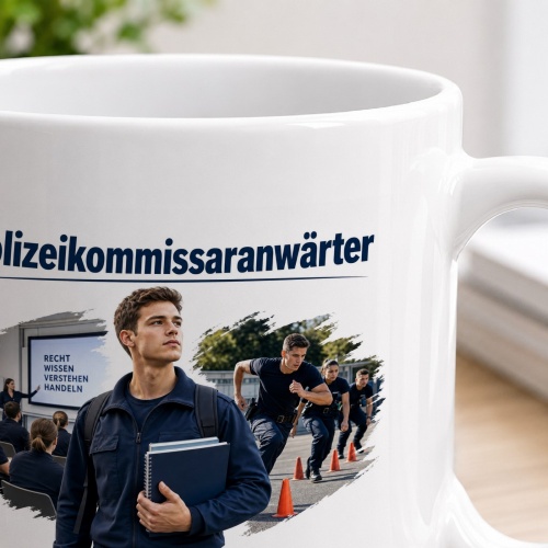 Tasse »Polizeikommissaranwärter«
