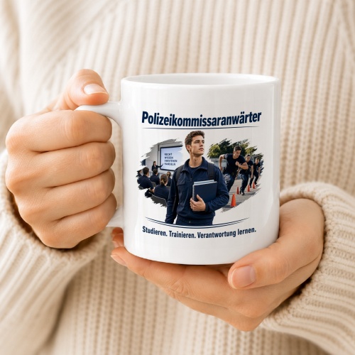 Tasse »Polizeikommissaranwärter«