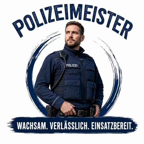 Tasse »Polizeimeister – Wachsam....