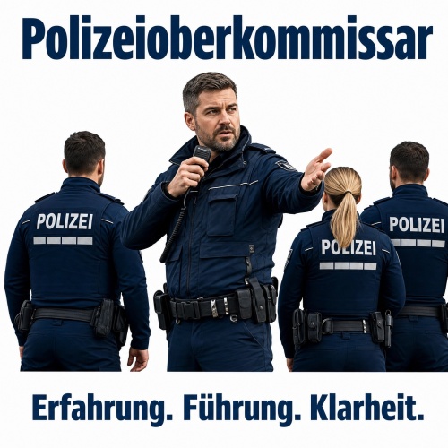 Tasse »Polizeioberkommissar – Erfahrung....