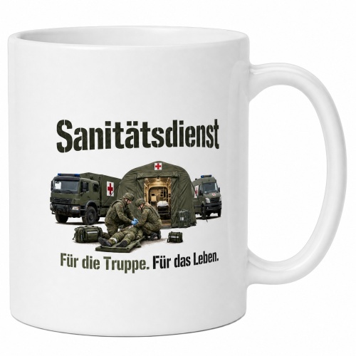 Tasse »Sanitätsdienst – Für die...