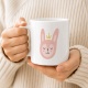 Tasse »Rosa Häschen mit Krone«