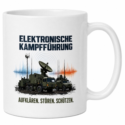 Tasse »Elektronische Kampfführung«