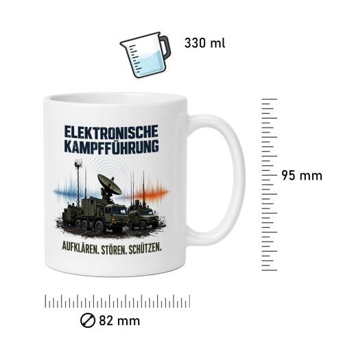 Tasse »Elektronische Kampfführung«
