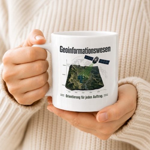 Tasse »Geoinformationswesen – Orientierung für jeden Auftrag«