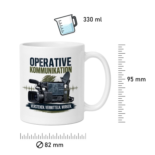 Tasse »Operative Kommunikation – Verstehen. Vermitteln. Wirken.«