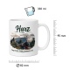 Tasse »Harz – Sagenhaft. Wild. Geheimnisvoll.«