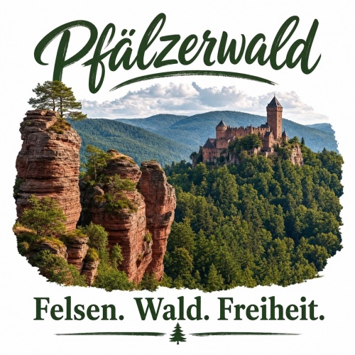 Tasse »Pfälzerwald – Felsen. Wald....