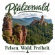 Tasse »Pfälzerwald – Felsen. Wald. Freiheit.«