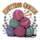 Tasse "Knitting Queen"