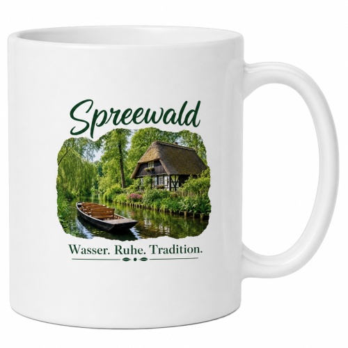 Tasse »Spreewald – Wasser. Ruhe....