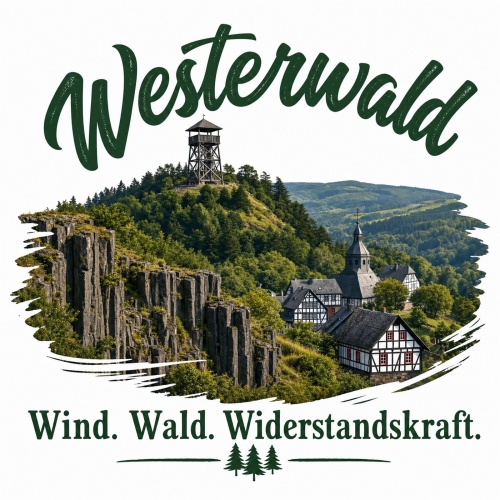 Tasse »Westerwald – Wind. Wald....