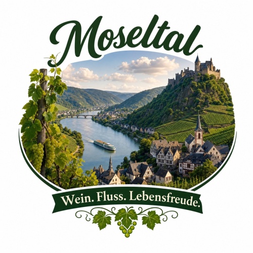 Tasse »Moseltal – Wein. Fluss....