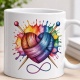Tasse »Stricken mit Herz«