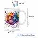 Tasse »Stricken mit Herz«