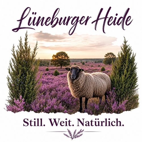 Tasse »Lüneburger Heide – Still. Weit....