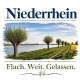 Tasse »Niederrhein – Flach. Weit. Gelassen.«