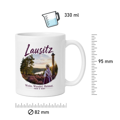 Tasse »Lausitz – Weite. Wandel. Heimat.«