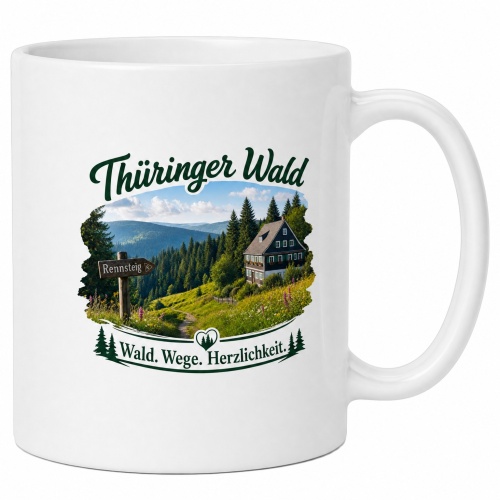 Tasse »Thüringer Wald – Wald. Wege....