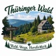 Tasse »Thüringer Wald – Wald. Wege. Herzlichkeit.«