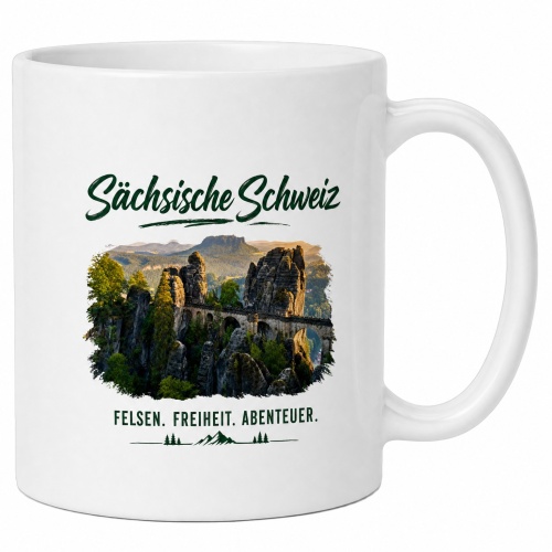 Tasse »Sächsische Schweiz – Felsen....