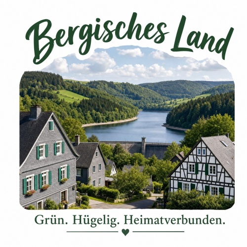 Tasse »Bergisches Land – Grün....