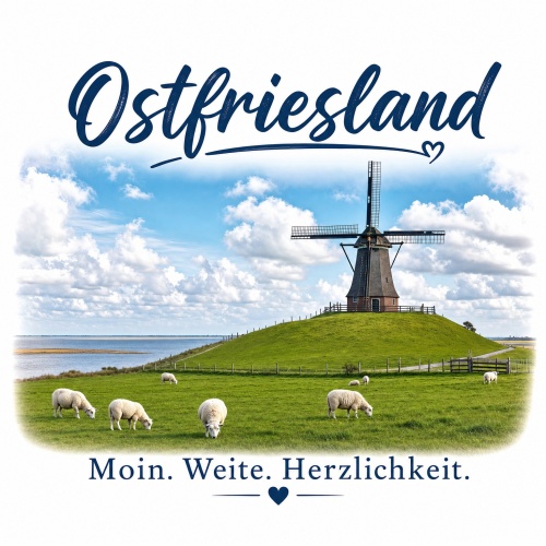 Tasse »Ostfriesland – Moin. Weite....
