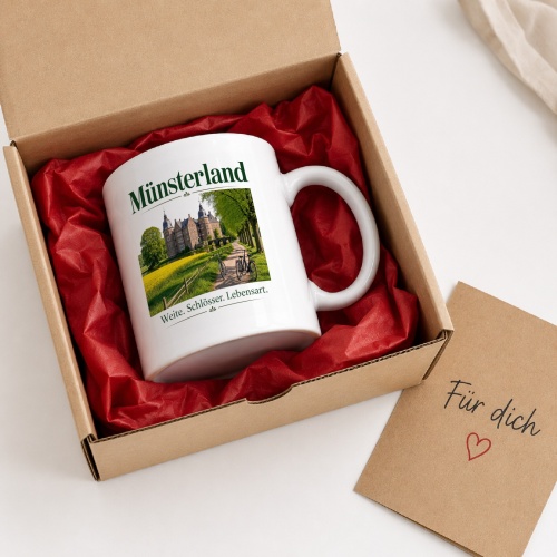 Tasse »Münsterland – Weite. Schlösser. Lebensart.«