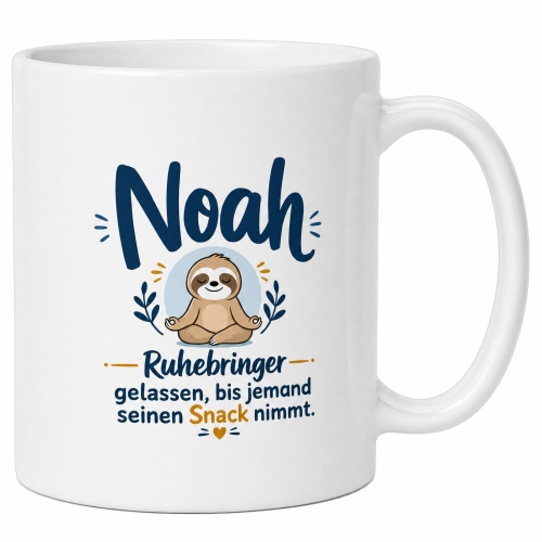 Tasse »Noah – Ruhebringer, bis jemand seinen...