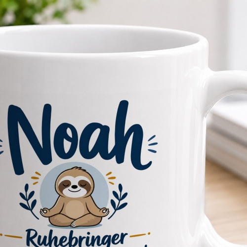 Tasse »Noah – Ruhebringer, bis jemand seinen Snack nimmt«