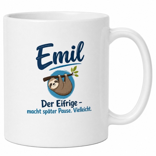 Tasse »Emil – Der Eifrige – macht...