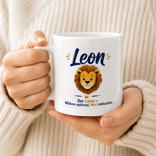 Tasse »Leon – Der Löwe, Mut inklusive«