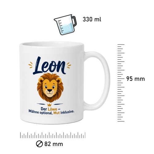 Tasse »Leon – Der Löwe, Mut inklusive«