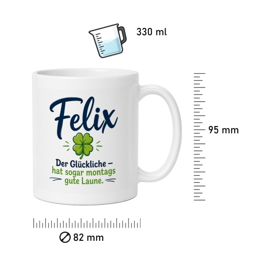 Tasse »Felix – Der Glückliche«