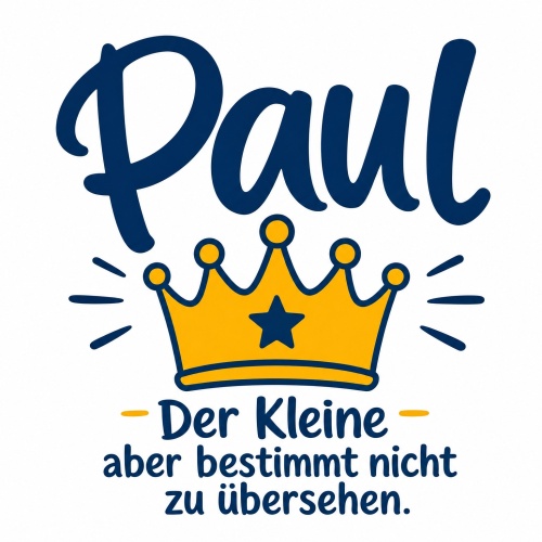 Tasse »Paul – Der Kleine, aber bestimmt nicht...