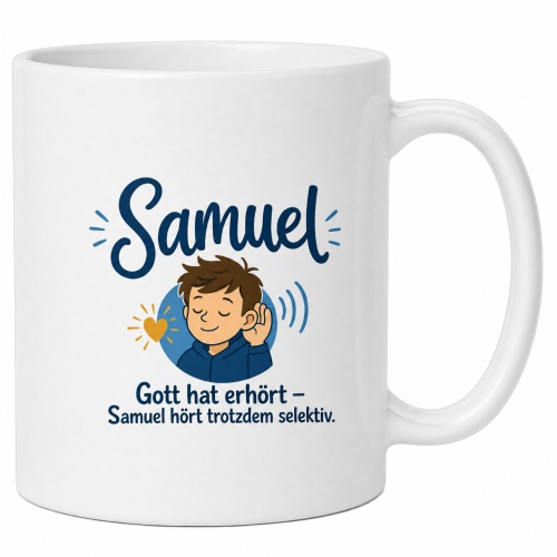 Tasse »Samuel – Gott hat erhört«